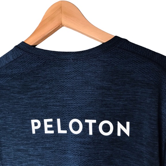 Lululemon x Peloton Metal Vent Tech Tee Long Sleeve Heathered Blue T-Shirt XL - Picture 7 of 10